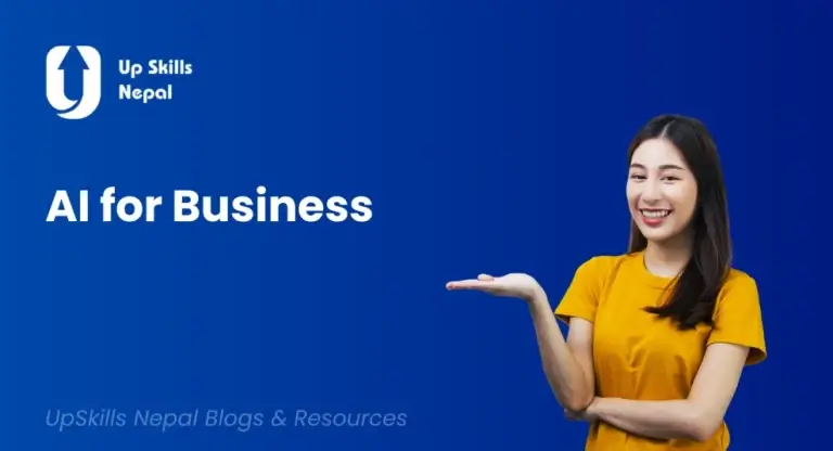 AI for business shown in the banner
