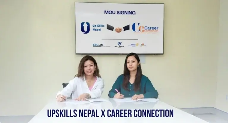 Upskills Nepal collaboration with Career Connection Organization