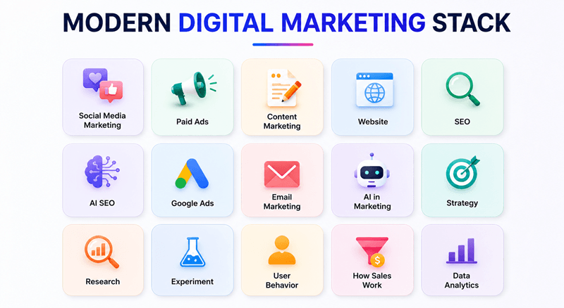 modern digital marketing stack tools